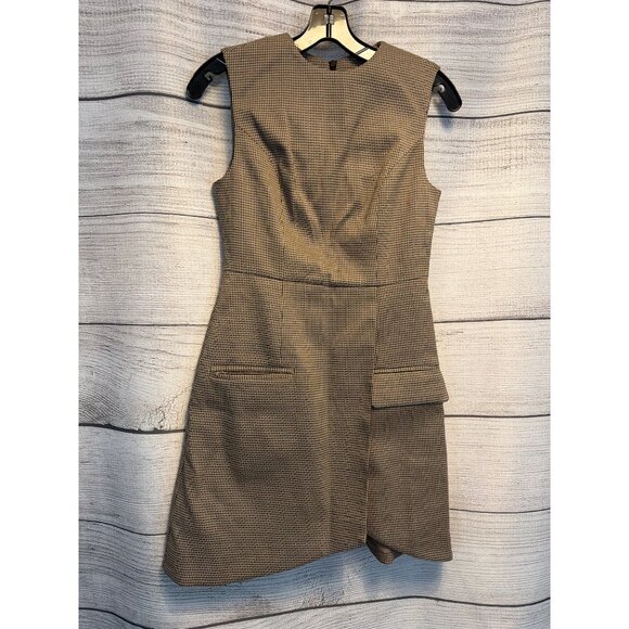 NWT Commense Houndstooth Sleeveless Dress With Pockets Size XS - Picture 1 of 4